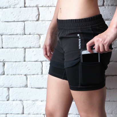 Women’s TL Running Shorts 2/1 2.0 Black
